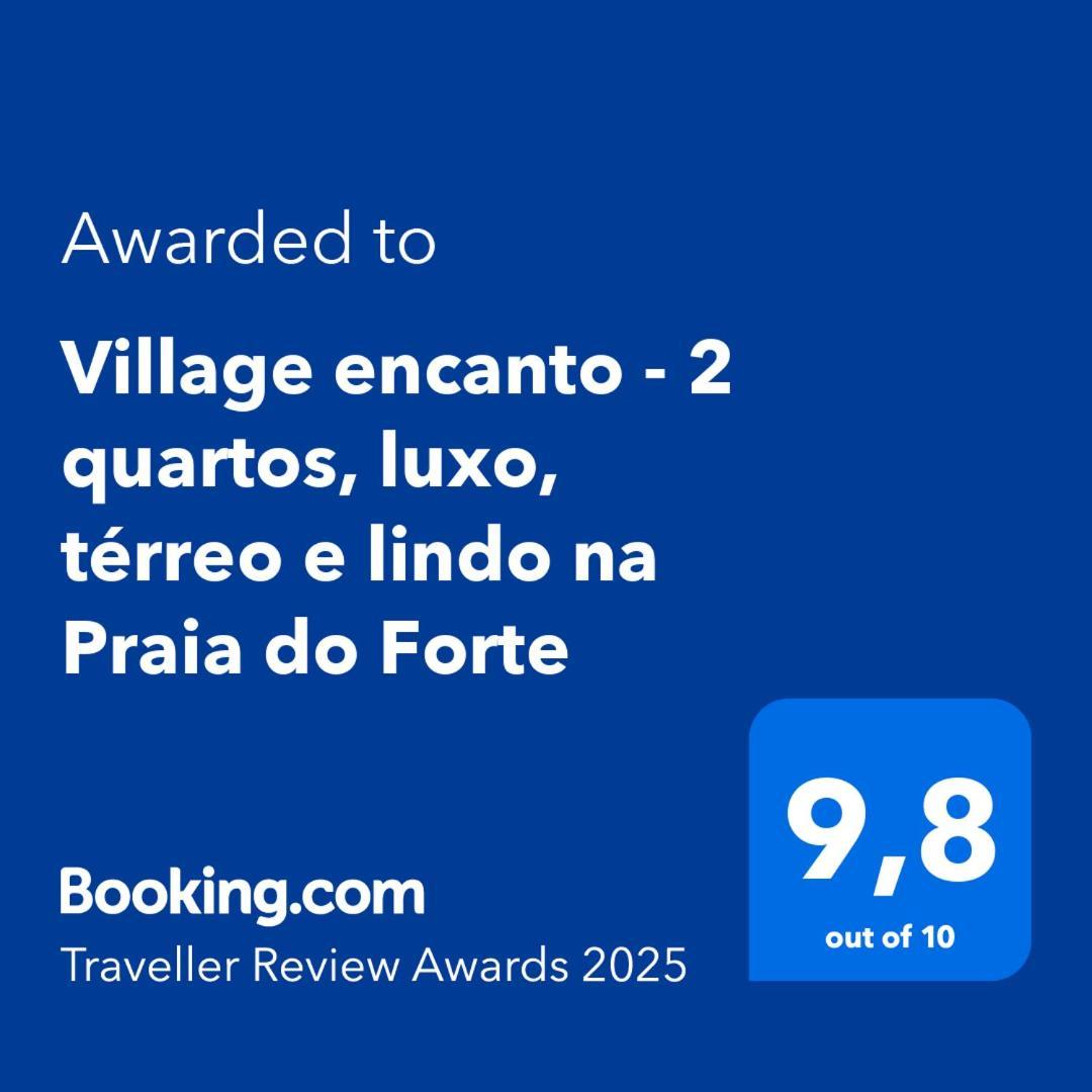 Village Encanto - 2 Quartos, Luxo, Terreo E Lindo Na Praia Do Forte Eksteriør billede